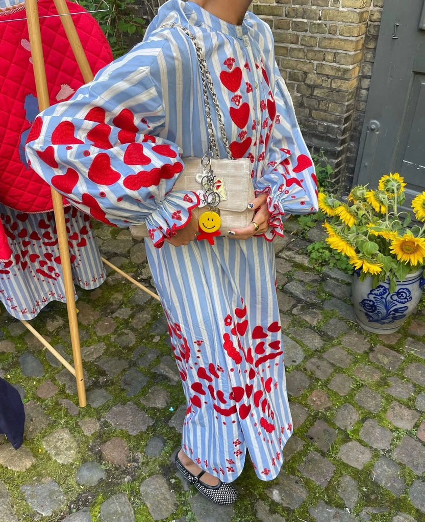 SISSEL EDELBO~ Elizabeth vintage stripe dress