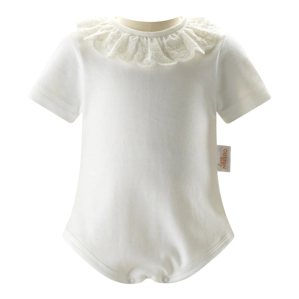RACHEL RILEY~ Broderie collar bodysuit