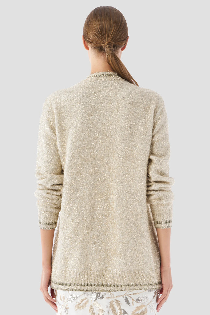 LE SUPERBE~ Gold/Tinsel cardigan