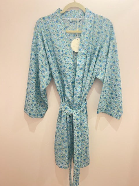 Polkadot LIBERTY KIMONO ROBE - Floral # 15