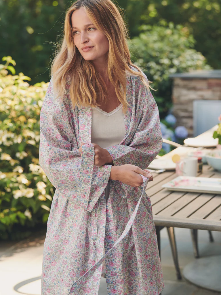 Polkadot LIBERTY KIMONO ROBE - Floral # 14