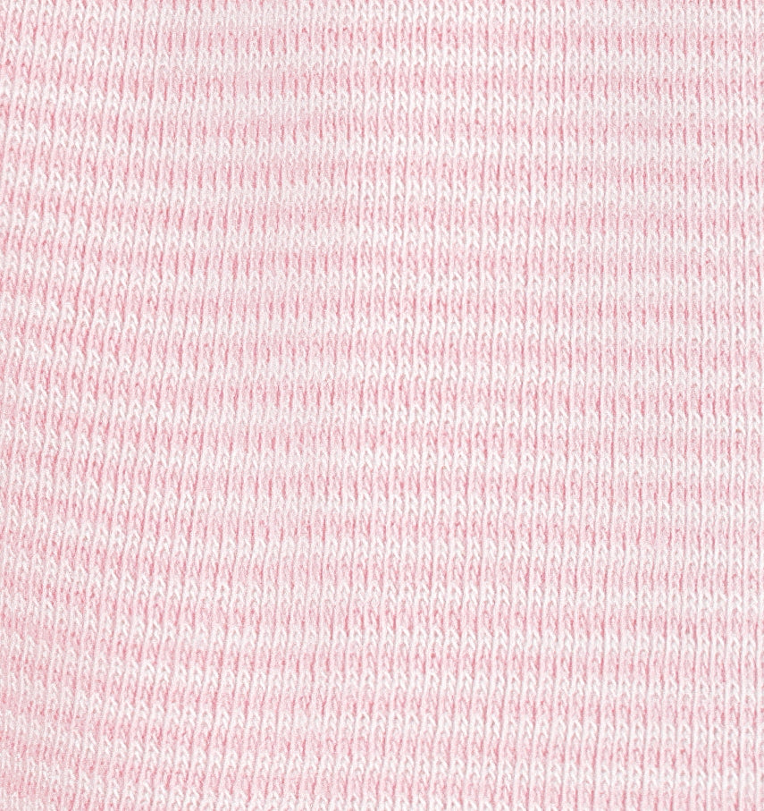 Polkadot GIRLS BABY BLANKET - Pink Hampton Stripe