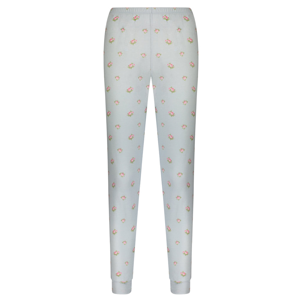 Polkadot JOGGER - Blue Ciel Rose Print