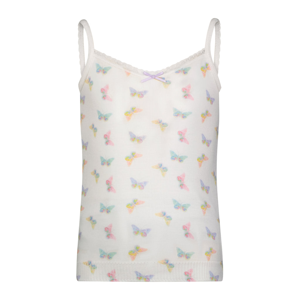 Polkadot GIRLS CAMI - Butterfly Print