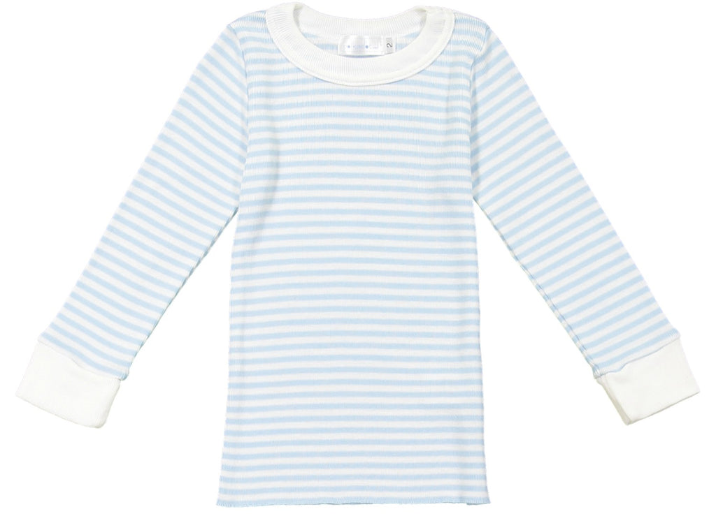 Polkadot BOYS & BABY CREW Long Sleeve - Ocean Blue Sailor Stripe