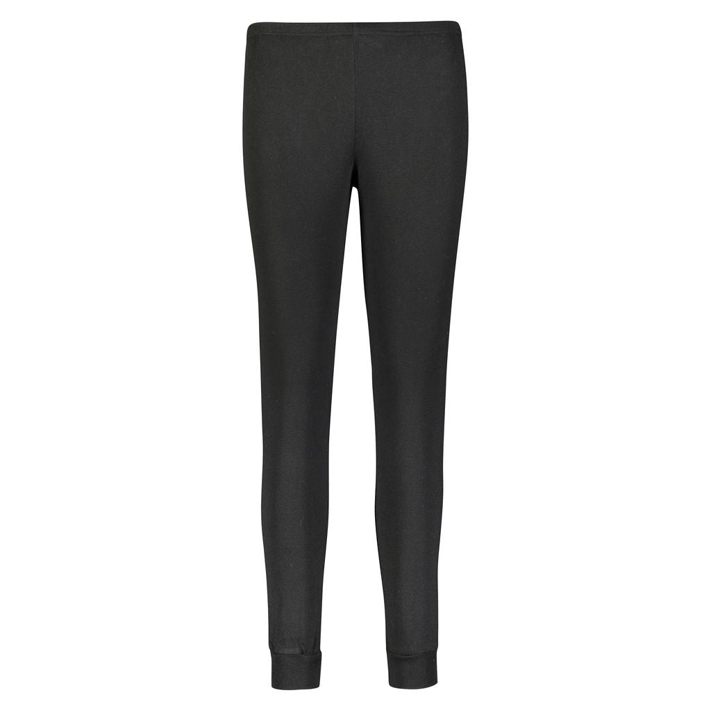 Polkadot JOGGER - Black Rib Knit