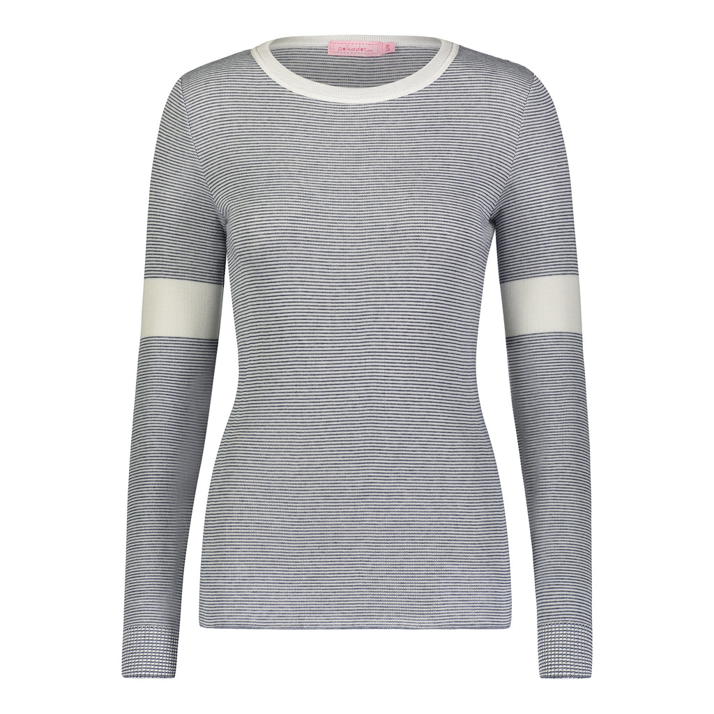 Polkadot SOPHIA SLOUCHY - Navy Skinny Stripe -Restocked