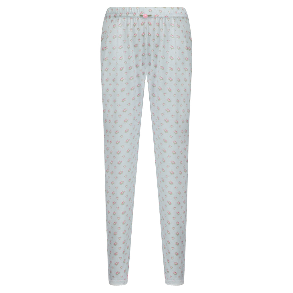 Polkadot GIRLS & BABY PANT - Blue Ciel Ditsy Rose Print