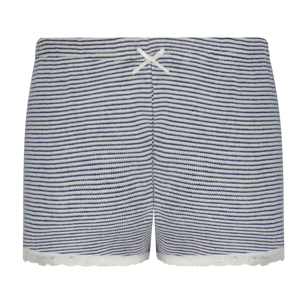 Polkadot GIRLS SHORT - Navy Skinny Stripe -Restocked