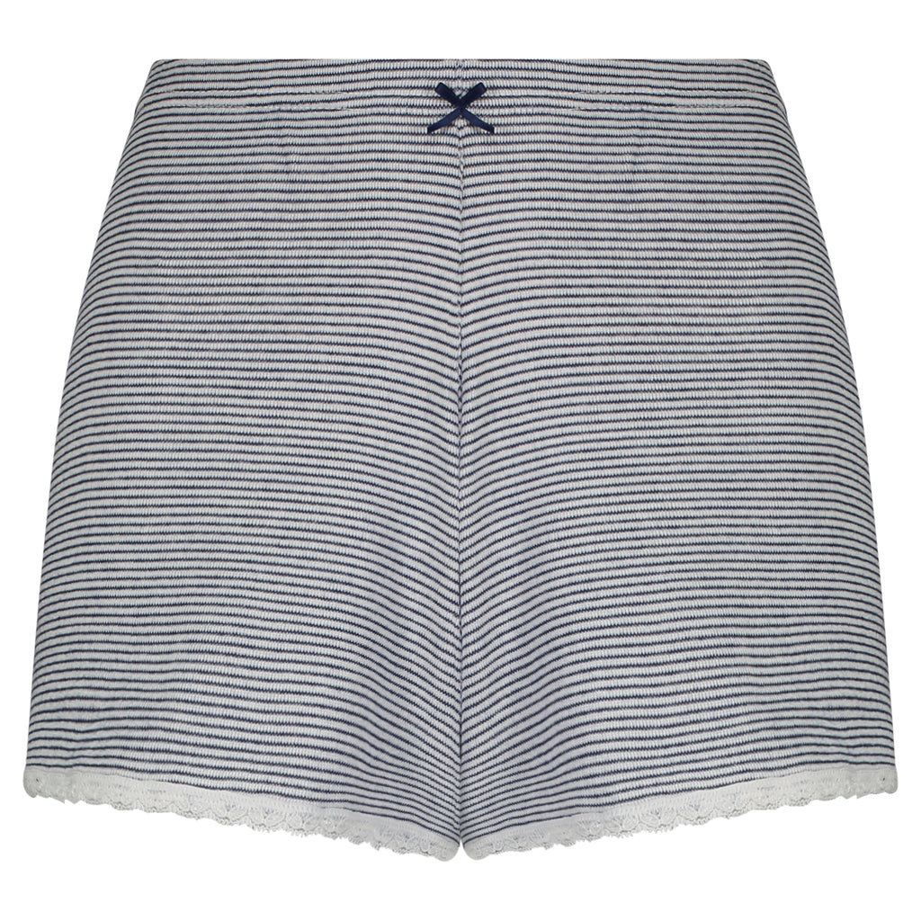 Polkadot LONG SHORT Hi Rise - Navy Skinny Stripe -Restocked