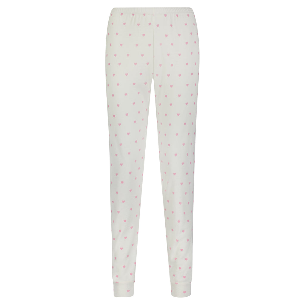 Polkadot JOGGER - Pink Hearts Print
