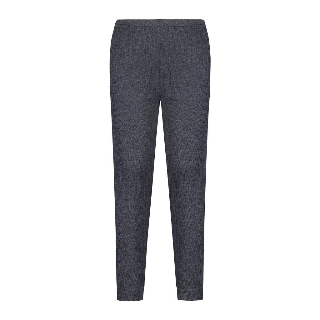Polkadot BOYS & BABY PANT - Charcoal Rib Knit