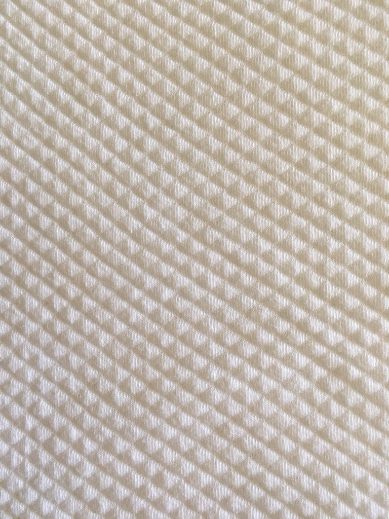 Polkadot QUILTED CROP SLOUCHY Crew White Soft Cotton