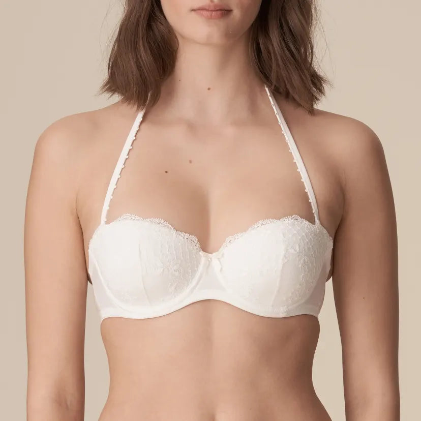 MARIE JO~ Pearl natural strapless bra