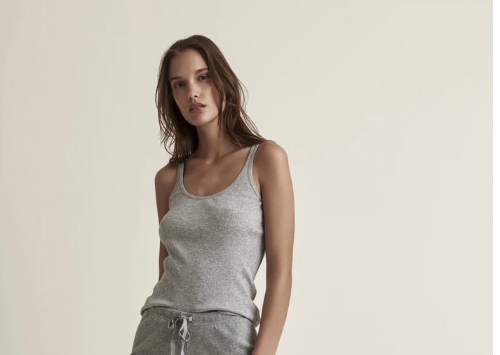 SKIN~Raisa Rib tank top