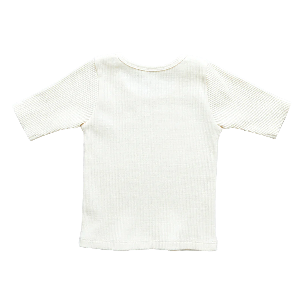 PINK CHICKEN~ Organic ribbed top