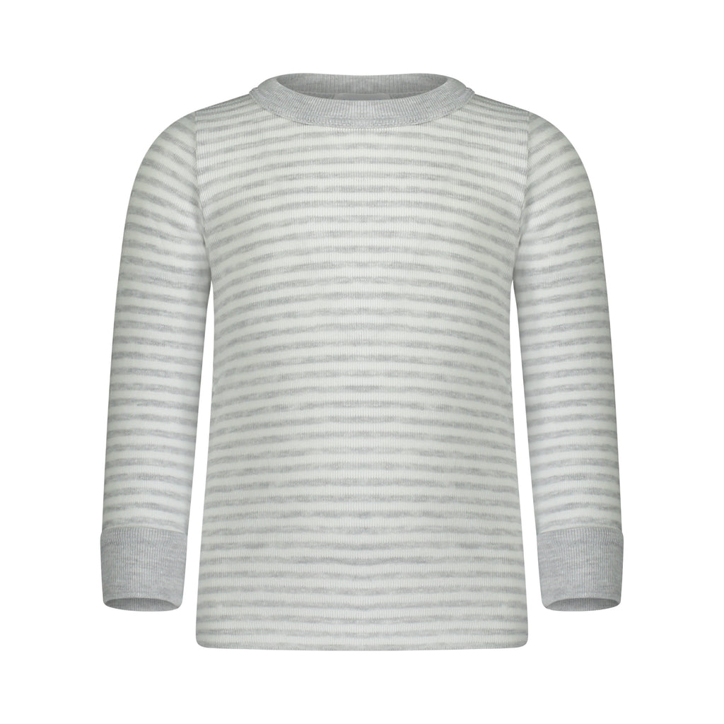 Polkadot BOYS & BABY CREW Long Sleeve - Grey Sailor Stripe