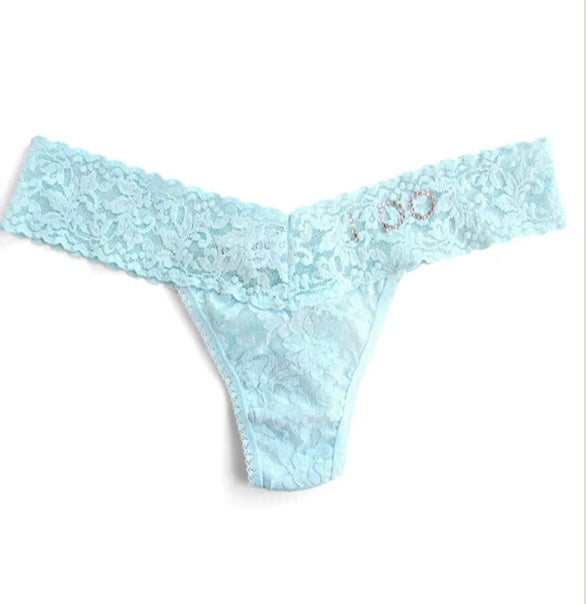 HANKY PANKY~ “I Do” bridal thong low rise