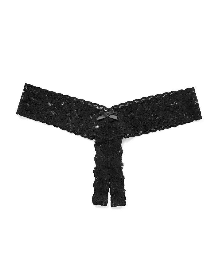 HANKY PANKY~ Signature Lace Crotchless Thong