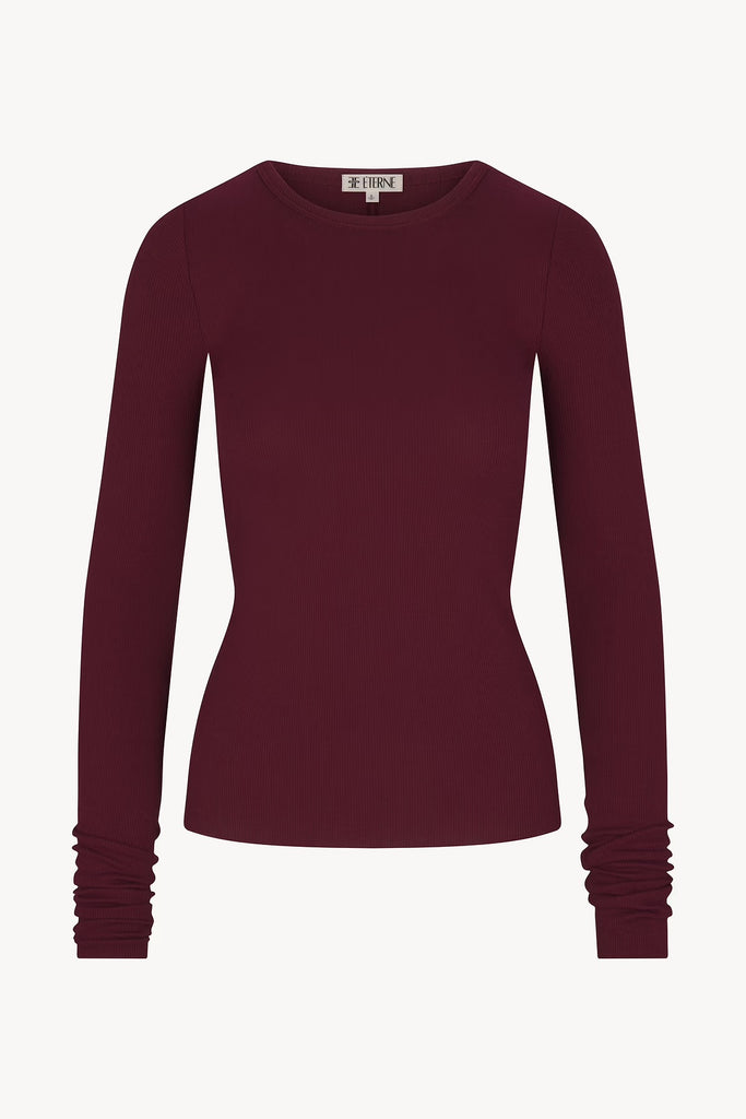 ETERNE~ Oxblood LS fitted top