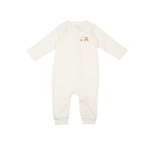 WILD WAWA ~ Pima Embroidered Sleeper