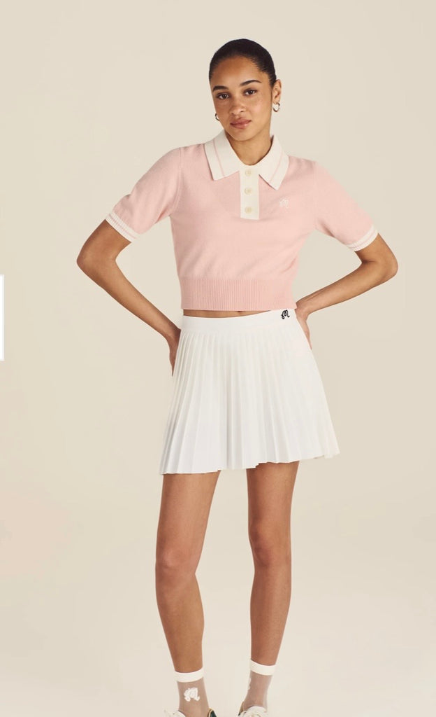 MALBON~ Mikayla knit polo