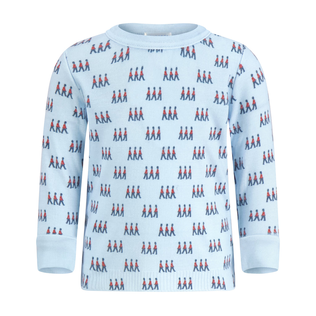 Boys & Baby Henry Classic Long Sleeve Tee & Jack Cuffed Pant Set - London Soldier Print