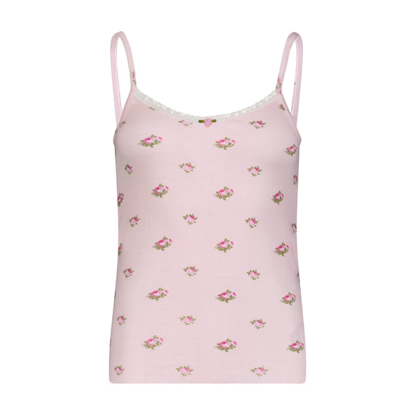 Polkadot PINK VINTAGE ROSE Print PATTI CAMISOLE