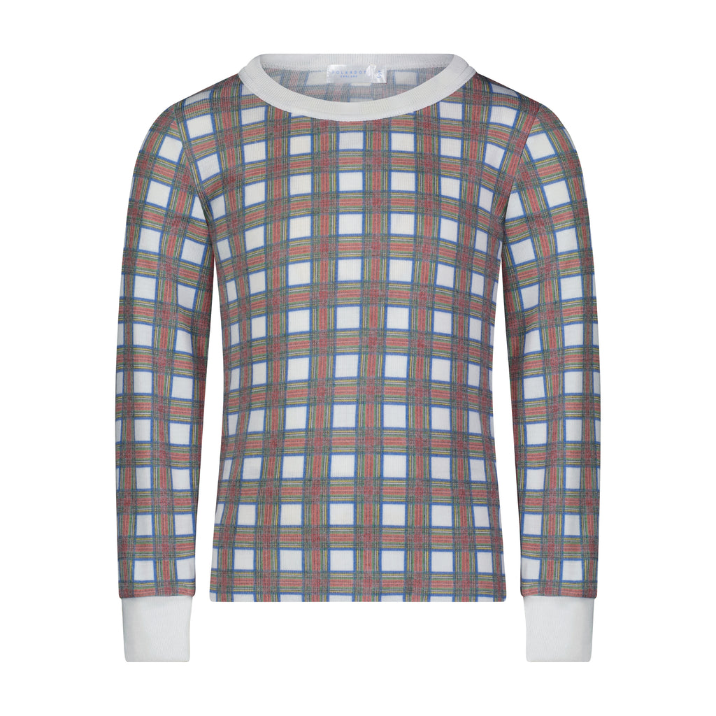 Boys & Baby Henry Classic Long Sleeve Tee & Jack Cuffed Pant Set - Vintage Tartan Print