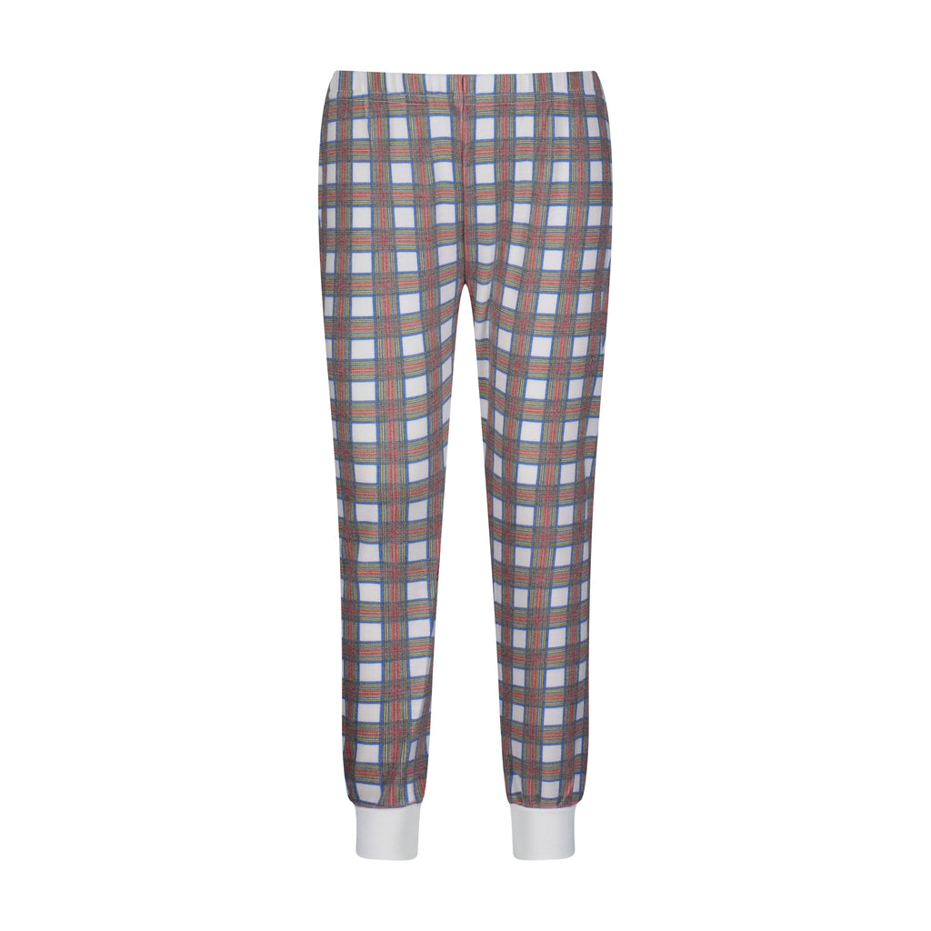 Boys & Baby Henry Classic Long Sleeve Tee & Jack Cuffed Pant Set - Vintage Tartan Print
