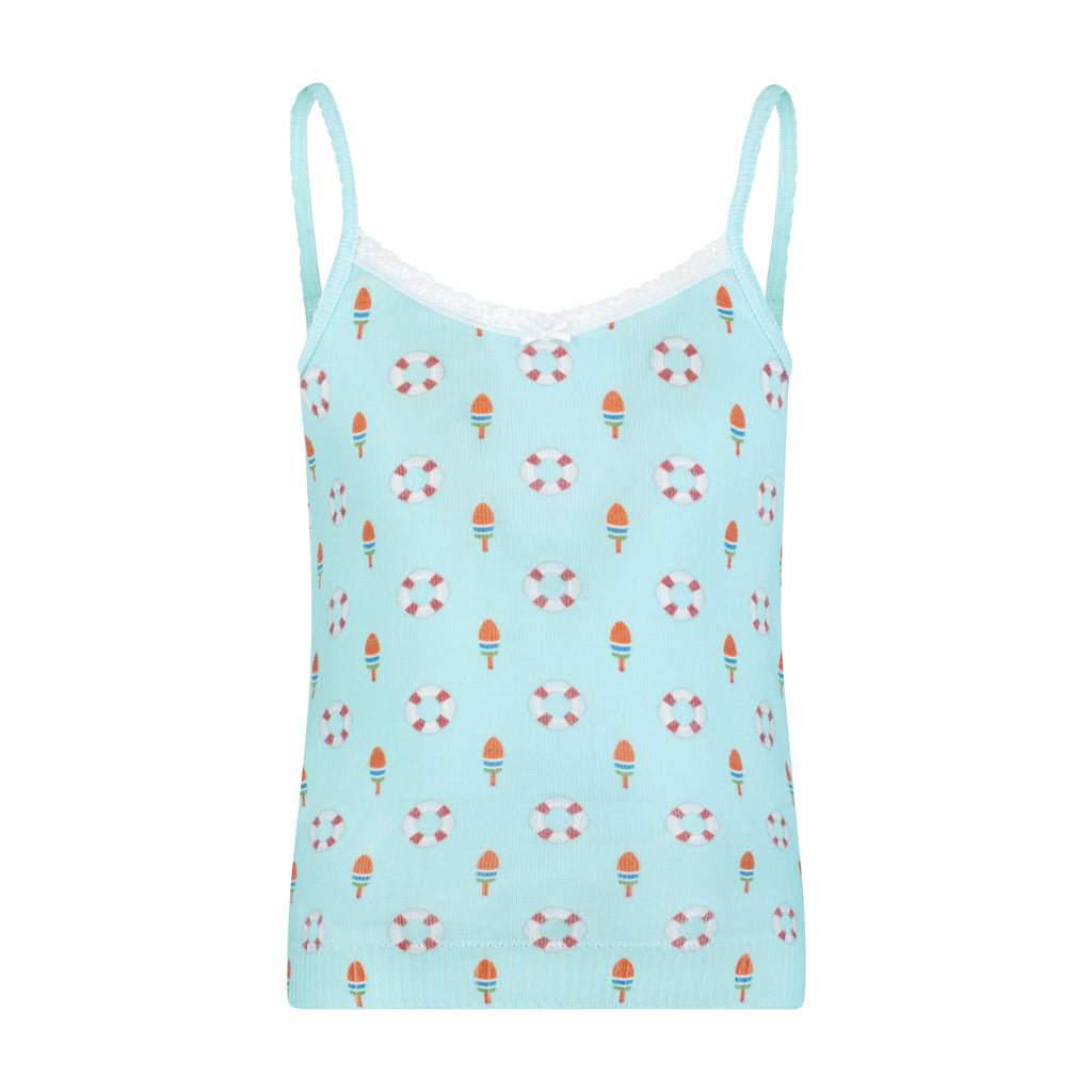Polkadot Girls Brette Set Cami & Short - Buoy Print