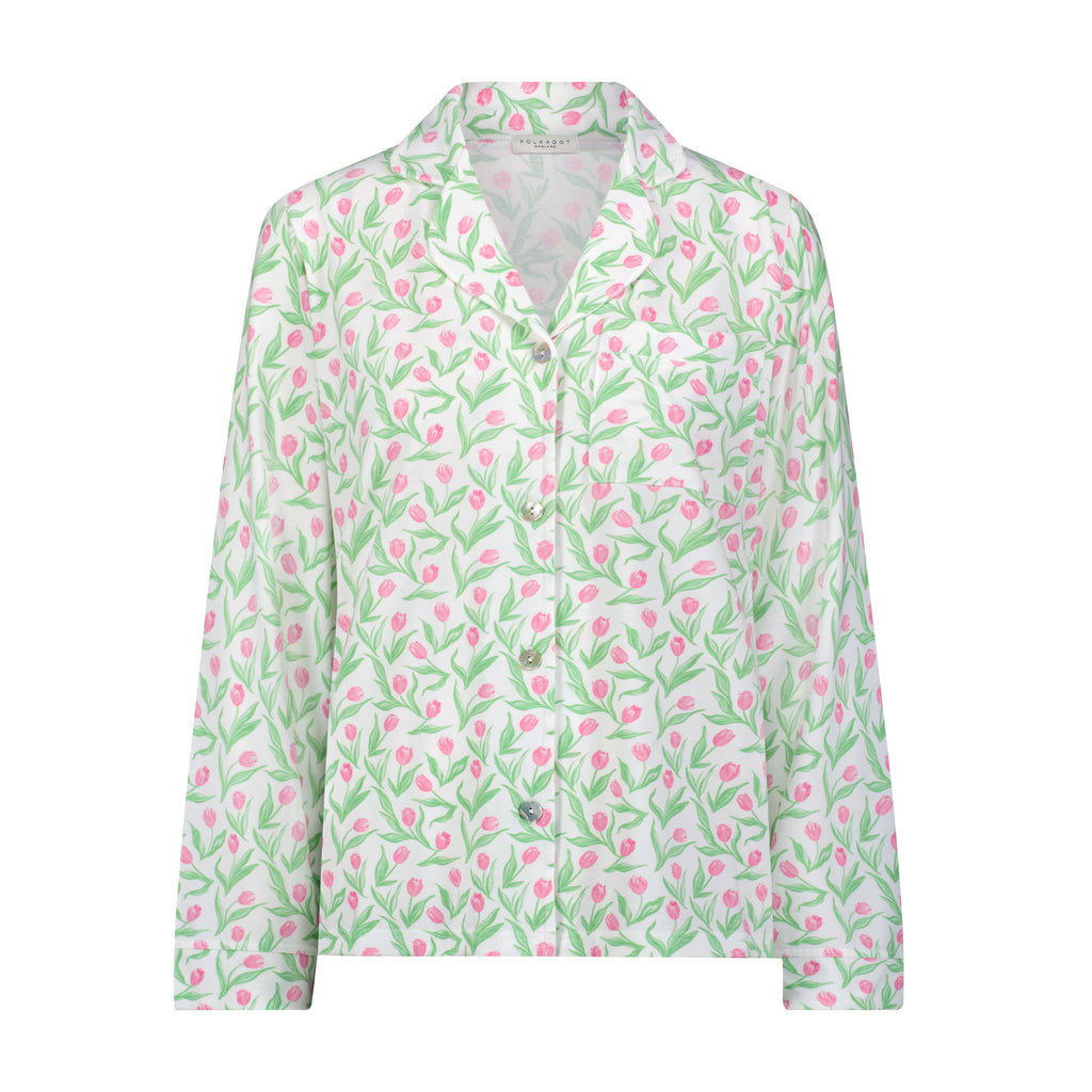 Polkadot CHARLEY Pajama Set - Tulip Print -New!