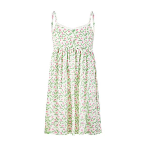 Polkadot GIRLS BABYDOLL GOWN - Tulip Print