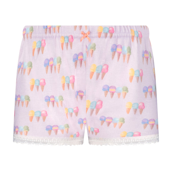 Polkadot GIRLS SHORT - Ice Cream Print