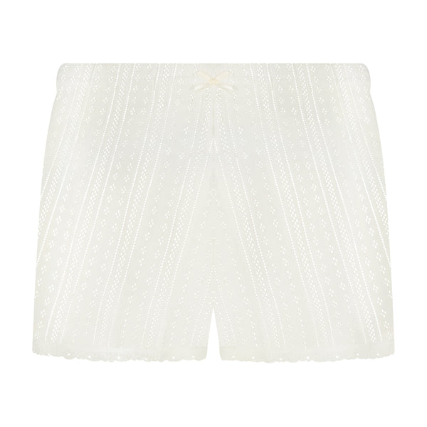 Polkadot SHORT Mid Rise - Ivory Windsor Pointelle