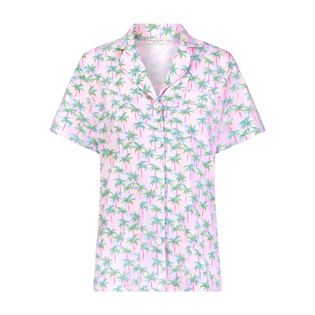 Polkadot HARRY Pajama Set - Pink Palm Print -New!