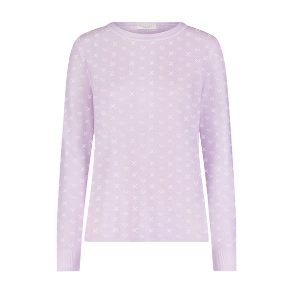 Polkadot LILAC Hearts-X Pointelle RACHEL SLOUCHY