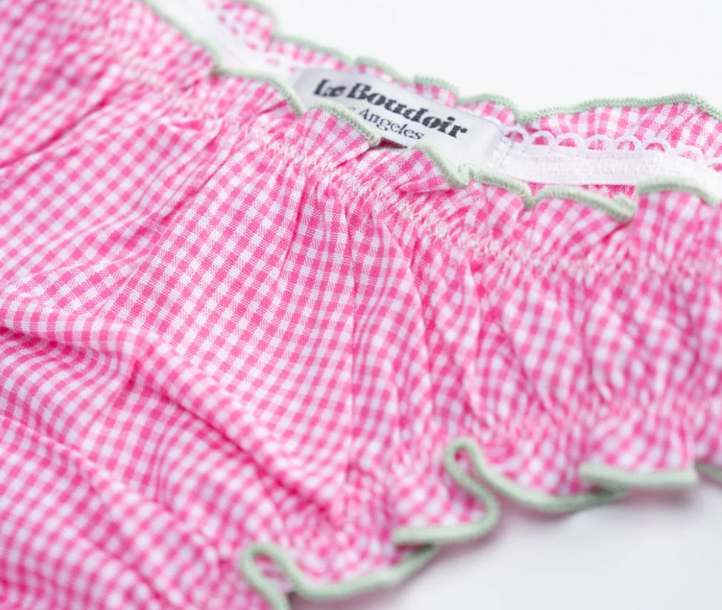LE BOUDOIR~ Woven tanga