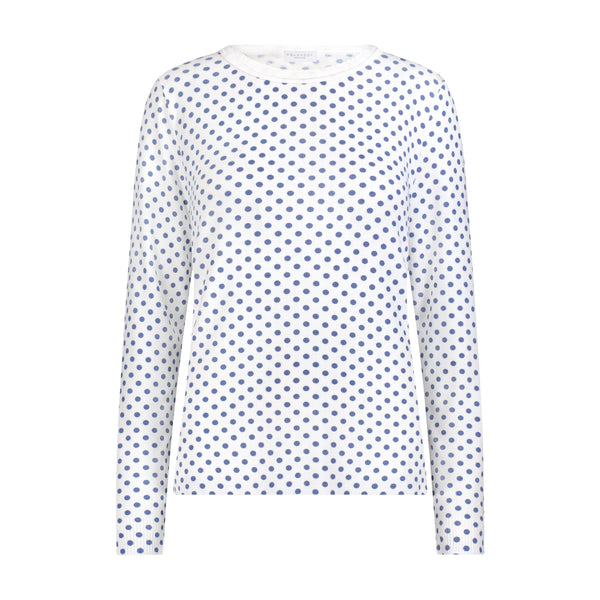 Polkadot Rachel Slouchy - Navy Dot Print