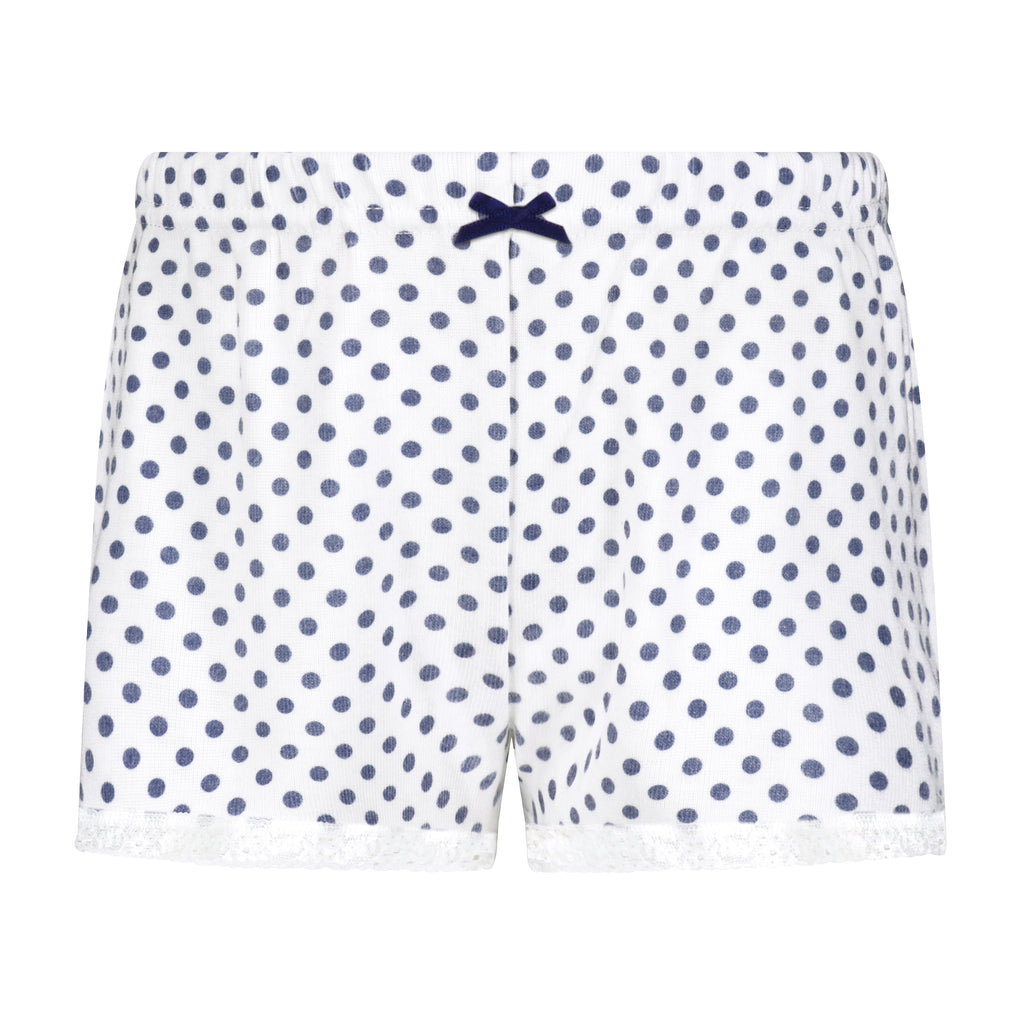 Polkadot Girls Brette Set Cami & Short - Navy Dot Print