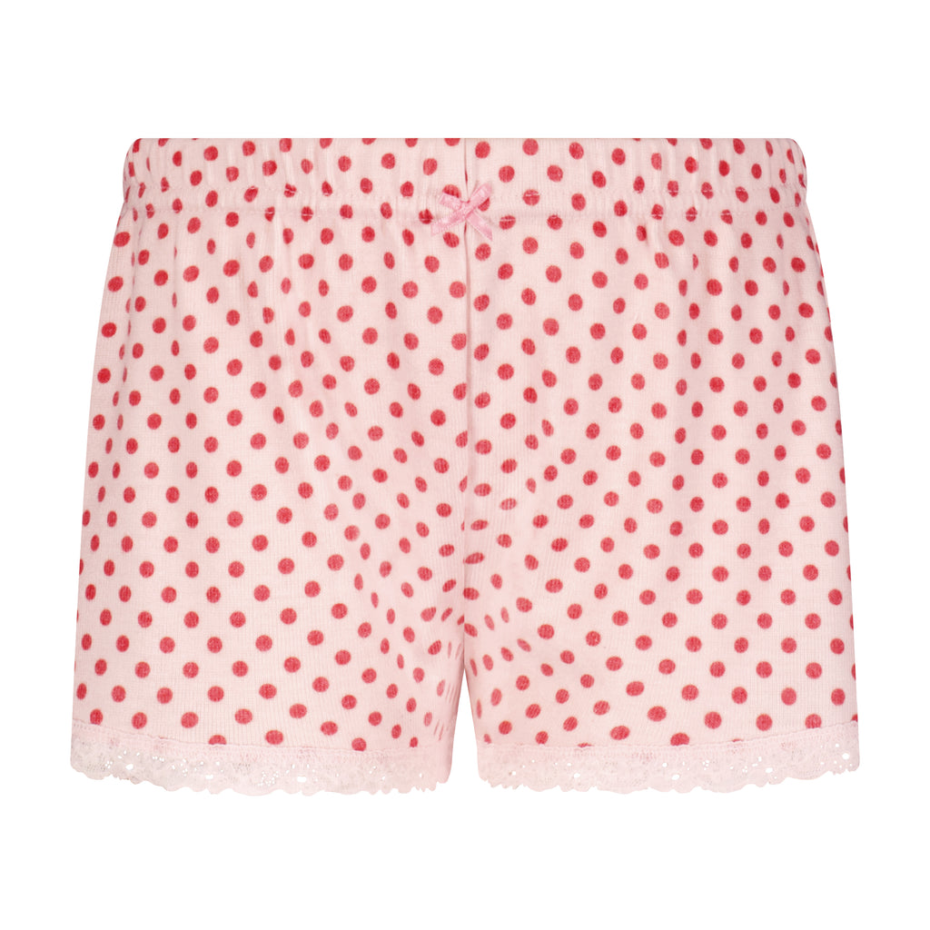 Polkadot GIRLS SET CAMI & SHORT - Red Dot Print