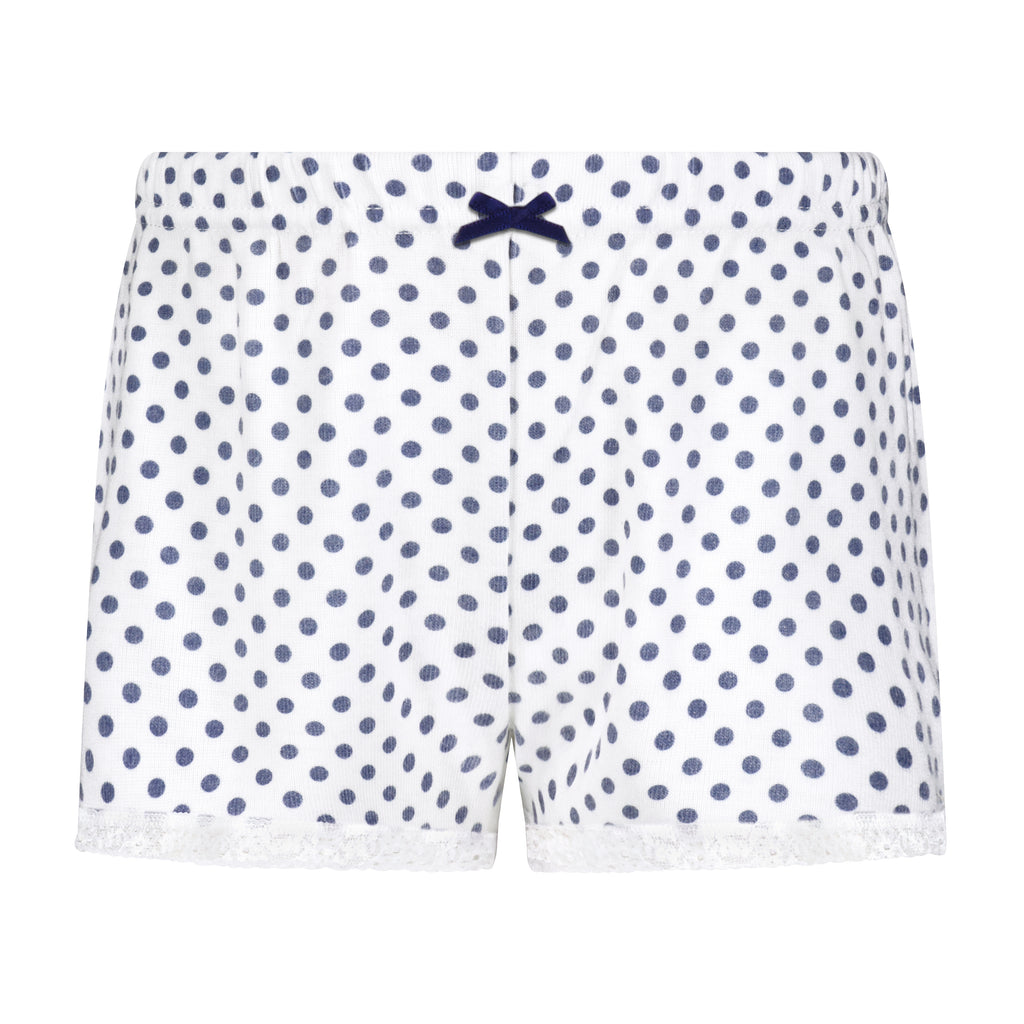 Polkadot Girls Brette Set Cami & Short - Navy Dot Print