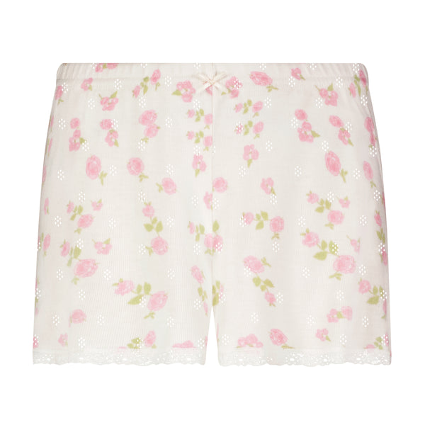 Polkadot SHORT Mid Rise - Pink Garden Pointelle