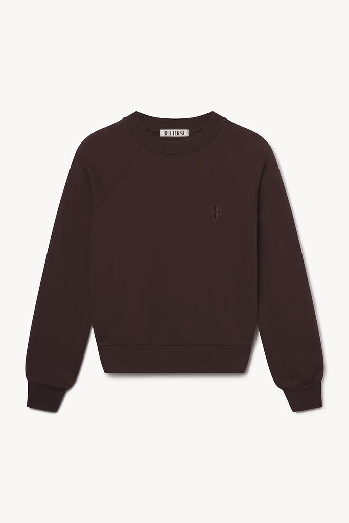 ETERNE~ Shrunken raglan sweatshirt