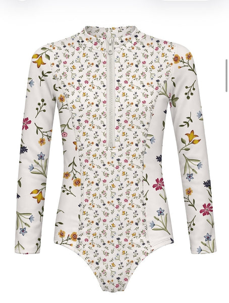 SUBMARINE~ Floral LS 1 pc rashguard