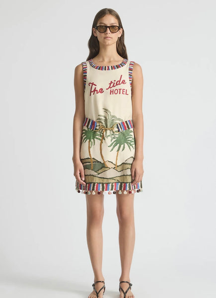 ANTIPODEAN~ Tide bound belted mini