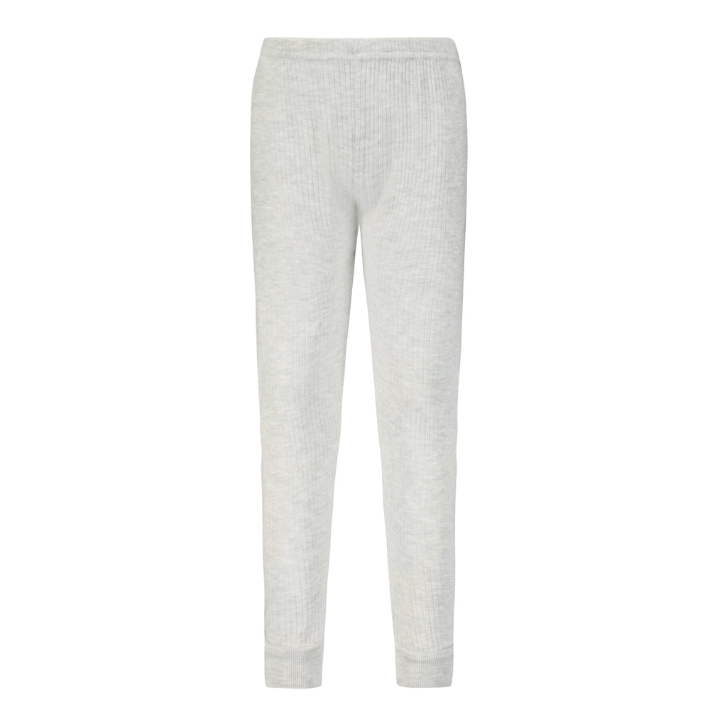 Boys Henry Classic Long Sleeve Tee & Jack Cuffed Pant Set - Heather Grey Rib Knit