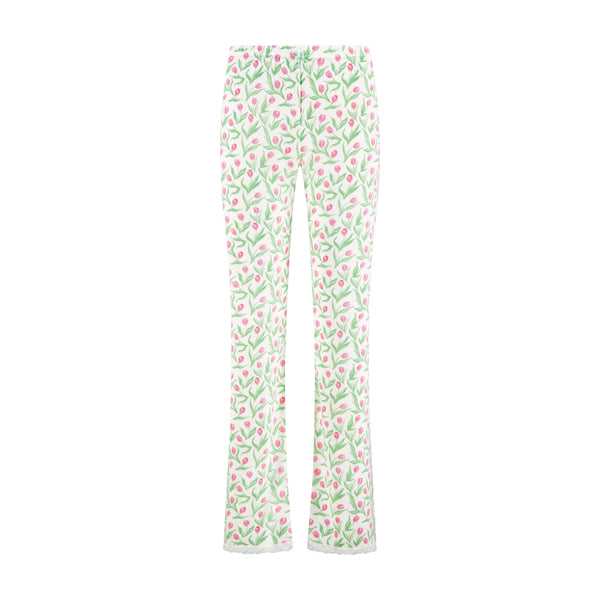 Polkadot LONG PANT - Tulip Print