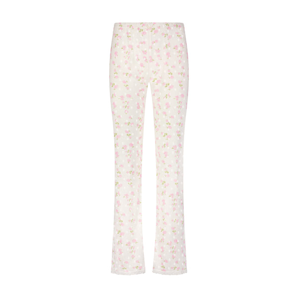 Polkadot LONG PANT - Pink Garden Pointelle