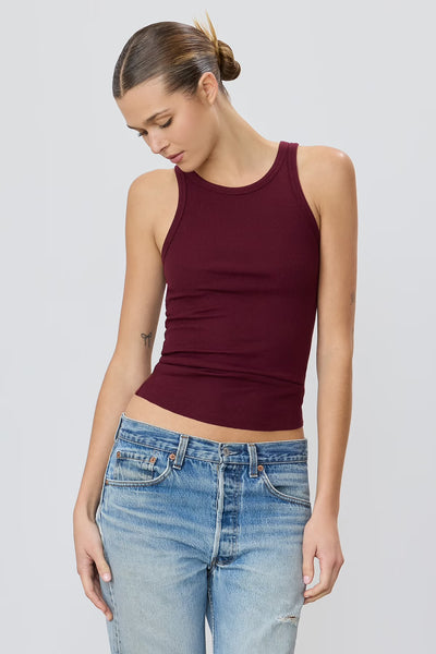 ETERNE~ High neck fitted tank